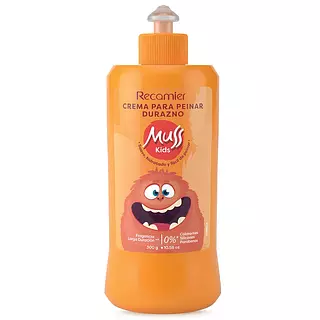 Crema De Peinar Muss Kids Durazno