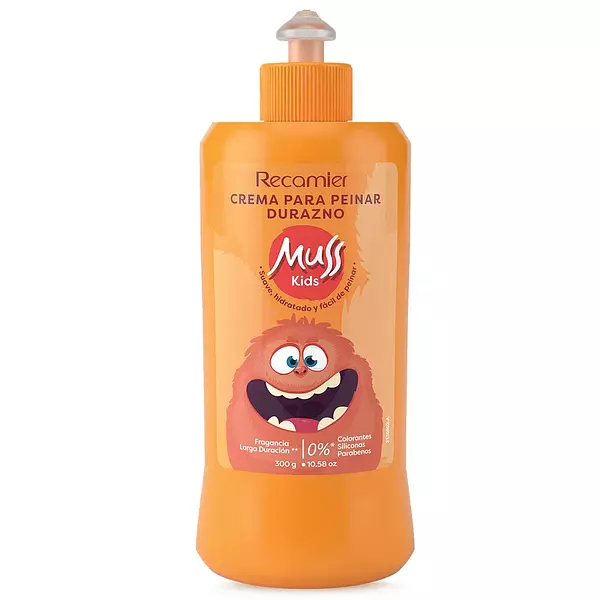 Crema De Peinar Muss Kids Durazno