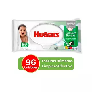 Pañitos Humedos Huggies Active Fresh