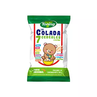 Colada Toning 7 Granos Sabor Natural