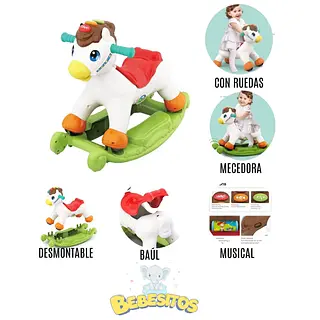 Ref.Ab-0065 Silla Mecedora Caballito