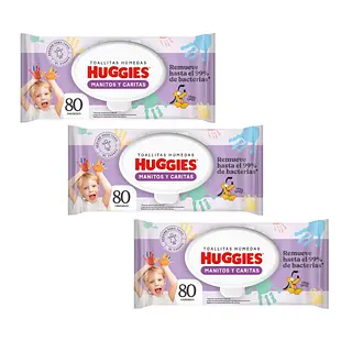Pañitos Humedos Huggies Manitos Y Caritas