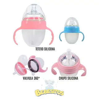 Ref. 23-73 Tetero Silicona 4 Onzas