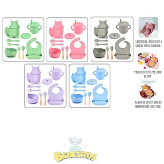 Ref. 2412 Vajilla En Silicona