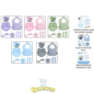 Ref. 2412 Vajilla En Silicona