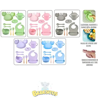 Ref. 2412 Vajilla En Silicona