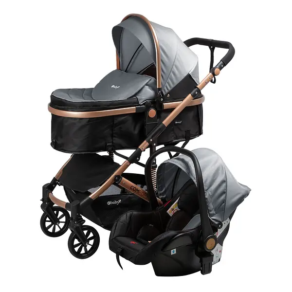 Coche Moises Maleta E Baby + Porta Bebé