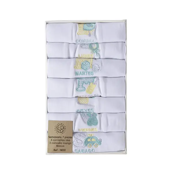 Ref. N032 Semanario 7 Piezas