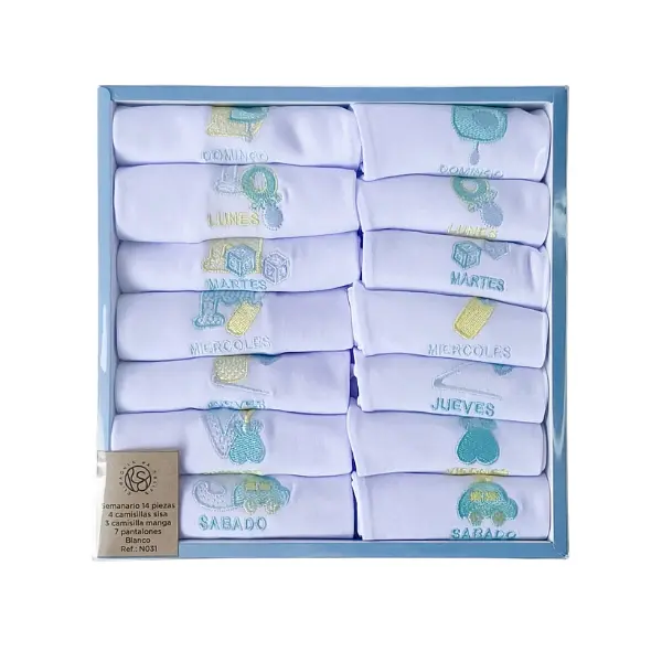 Ref. N036 Semanario 14 Piezas