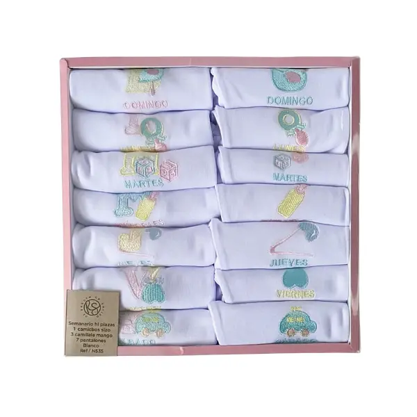 Ref. N036 Semanario 14 Piezas