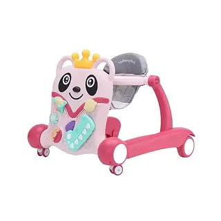Andadera Caminador Musical 2 En 1 Bebes Panda Ref.Mdy-100