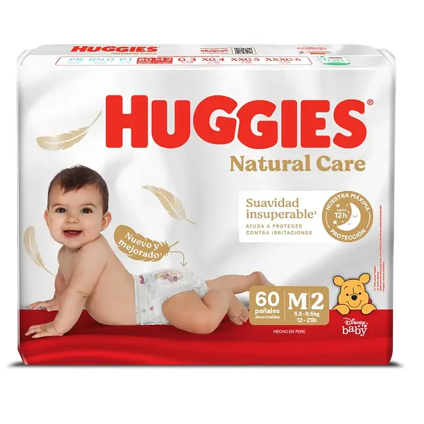 Pañal Huggies Natural Care Etapa 2