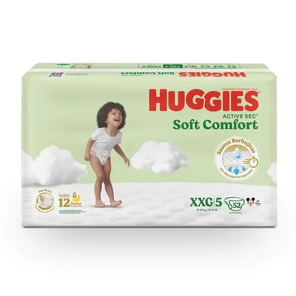 Pañal Huggies Active Sec Etapa 5