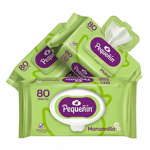 Pañitos Humedos Pequeñin Manzanilla