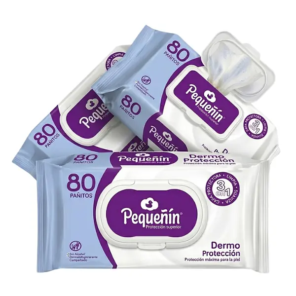 Pañitos Húmedos Pequenin Dermo Protección