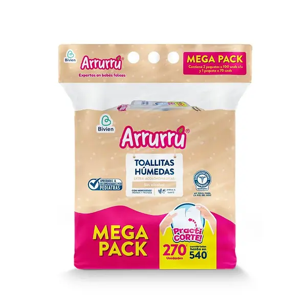 Pañitos Humedos Arrurru Avena