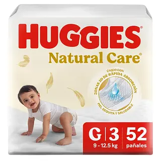 Pañal Huggies Natural Care Etapa 3