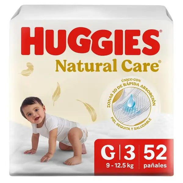 Pañal Huggies Natural Care Etapa 3