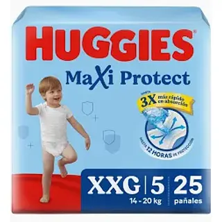 Pañal Huggies Azul Etapa 5 X 25