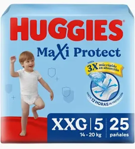 Pañal Huggies Azul Etapa 5 X 25