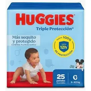 Pañal Huggies Azul Etapa 3 X 25