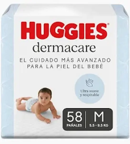 Pañal Huggies Dermacare Etapa 2 X 58